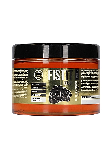 Lubrifiant Fist It Gold pe Baza de Apa 500ml 1 Lubrifiant Fist It Gold pe Baza de Apa 500ml