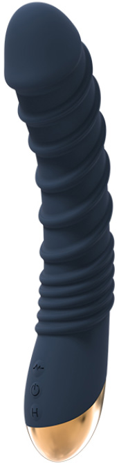Vibrator Aeolus Goddess Collection, 10 Moduri Vibratii, SIlicon, USB, Albastru Inchis, 21 cm 1 Vibrator Aeolus Goddess Collection, 10 Moduri Vibratii, SIlicon, USB, Albastru Inchis, 21 cm
