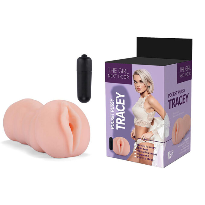 Masturbator Pussy Tracey cu Vibratii Realistic Skin 13.5 cm 1 Masturbator Pussy Tracey cu Vibratii Realistic Skin 13.5 cm