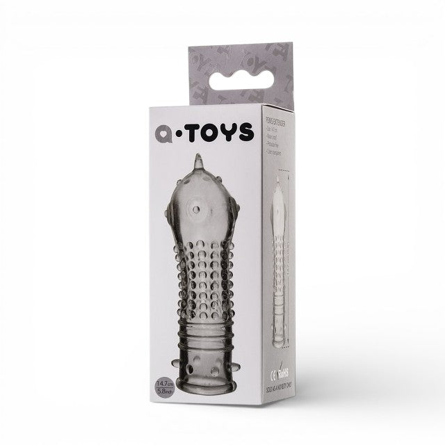 Manșon pentru penis A-TOYS Dond, pentru îngroșare și stimulare intensă, texturat, cu striații, transparent, 14.5 cm 1 Manșon pentru penis A-TOYS Dond, pentru îngroșare și stimulare intensă, texturat, cu striații, transparent, 14.5 cm