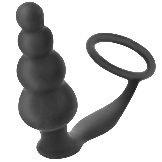 Plug anal cu inel pentru penis ADDICTED TOYS Anal Plug with Ring Model 5, diametre 1.6 - 3.5 cm, din silicon, negru 1 Plug anal cu inel pentru penis ADDICTED TOYS Anal Plug with Ring Model 5, diametre 1.6 - 3.5 cm, din silicon, negru