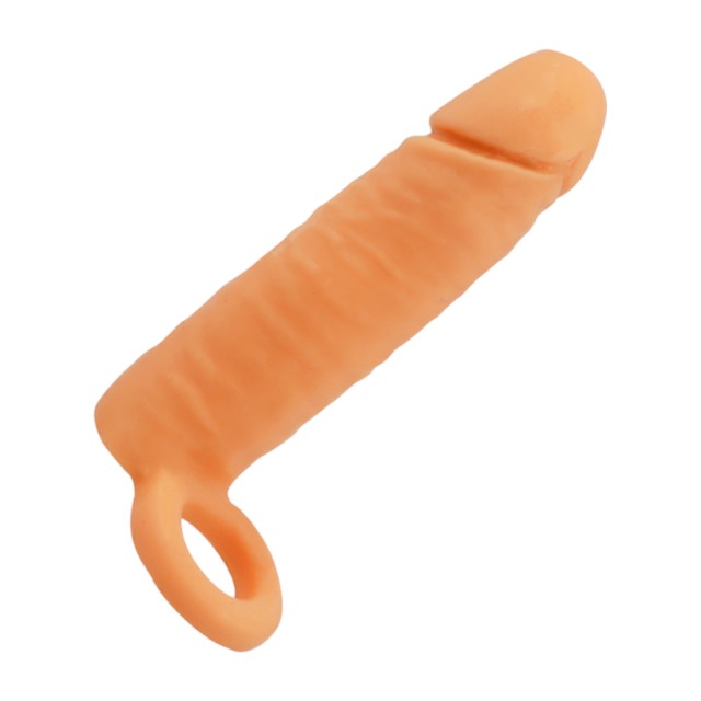 Manșon pentru penis ADDICTED TOYS Extend Your Penis Length, pentru extensia și îngroșarea penisului, 16 cm, culoarea pielii 1 Manșon pentru penis ADDICTED TOYS Extend Your Penis Length, pentru extensia și îngroșarea penisului, 16 cm, culoarea pielii