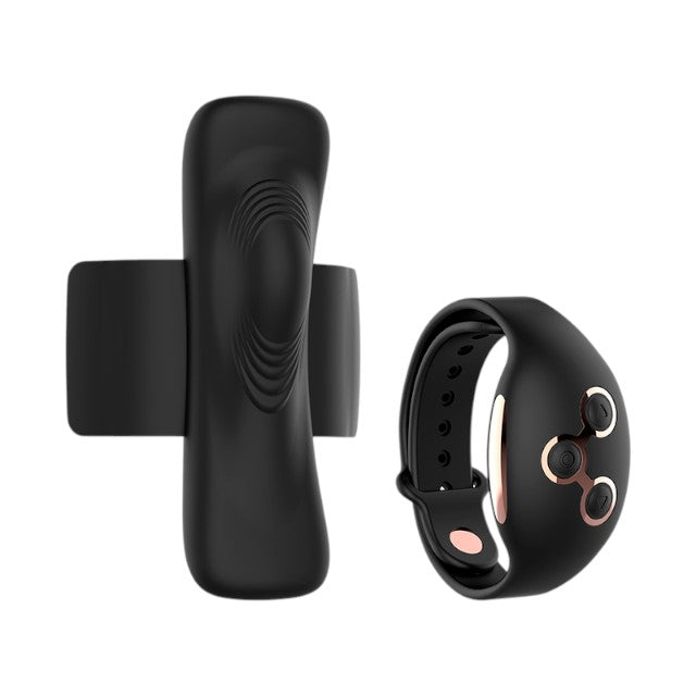 Vibrator pentru chilot ANNE’S DESIRE, control prin telecomandă tip ceas, 7 funcții de vibrație, rezistent la apă, negru 1 Vibrator pentru chilot ANNE’S DESIRE, control prin telecomandă tip ceas, 7 funcții de vibrație, rezistent la apă, negru