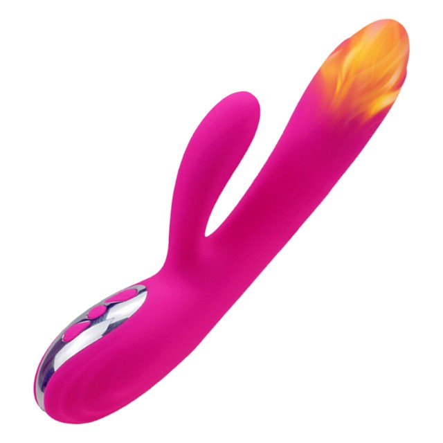 Vibrator rabbit ARMONY Flexible Heat Effect, cu funcție de încălzire, 10 funcții de vibrație, din silicon premium, roz 1 Vibrator rabbit ARMONY Flexible Heat Effect, cu funcție de încălzire, 10 funcții de vibrație, din silicon premium, roz