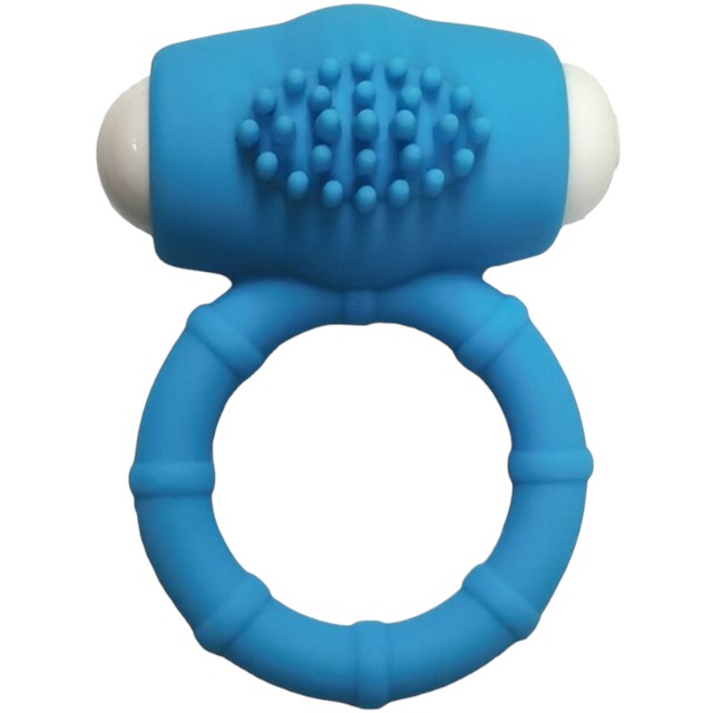 Inel vibrator Armony - Power, pentru cupluri, din silicon, albastru 1 Inel vibrator Armony - Power, pentru cupluri, din silicon, albastru