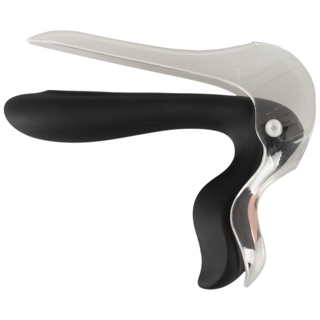 Vibrator BAD KITTY Vibrating Speculum, în formă de specul cu lumină LED, 10 funcții de vibrație, lungime 13.7 cm, negru 1 Vibrator BAD KITTY Vibrating Speculum, în formă de specul cu lumină LED, 10 funcții de vibrație, lungime 13.7 cm, negru