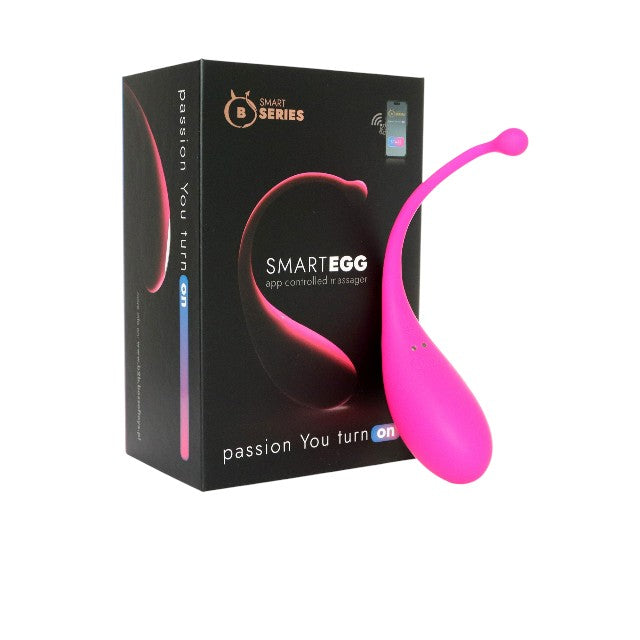 Ou vibrator B SERIES SmartEgg Massager, control prin aplicație, vibrații personalizate, sincronizare cu muzică, roz 1 Ou vibrator B SERIES SmartEgg Massager, control prin aplicație, vibrații personalizate, sincronizare cu muzică, roz
