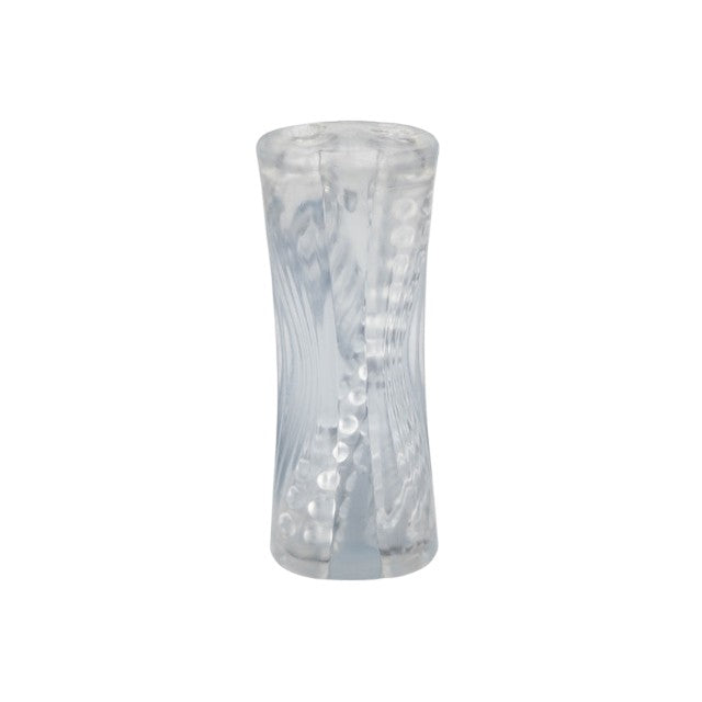 Masturbator dublu CALEXOTICS Cyclone Dual Ribbed Stroker XL, din TPE, cu texturi variate, lungime 24.25 cm, transparent 1 Masturbator dublu CALEXOTICS Cyclone Dual Ribbed Stroker XL, din TPE, cu texturi variate, lungime 24.25 cm, transparent