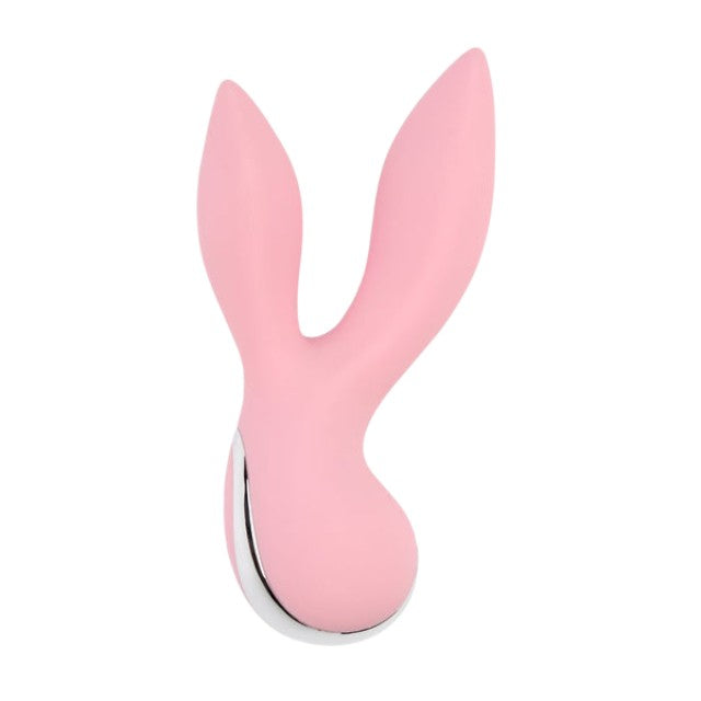 Vibrator CHISA Aphrovibe Oh My Rabbit, cu urechi de iepuraș, pentru clitoris și zone erogene, 10 funcții de vibrație, roz cu argintiu 1 Vibrator CHISA Aphrovibe Oh My Rabbit, cu urechi de iepuraș, pentru clitoris și zone erogene, 10 funcții de vibrație, roz cu argintiu