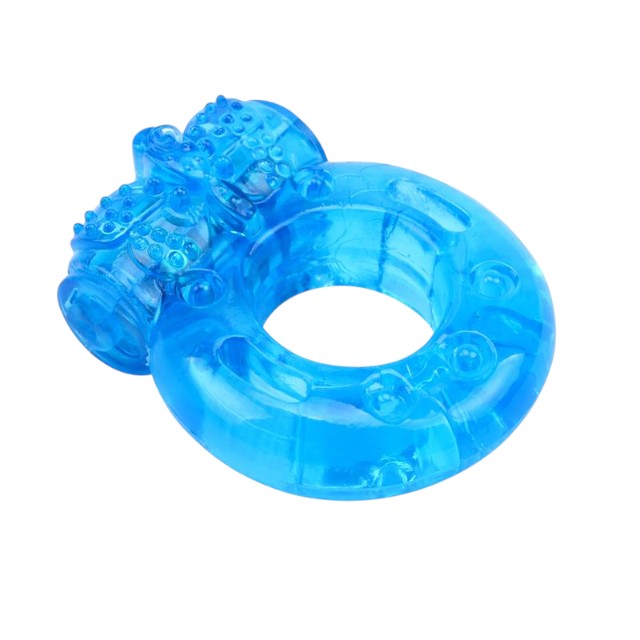 Inel vibrator CHISA, pentru penis și stimularea clitorisului, 1.8 cm diametru, material flexibil, albastru, CN-101663431 1 Inel vibrator CHISA, pentru penis și stimularea clitorisului, 1.8 cm diametru, material flexibil, albastru, CN-101663431