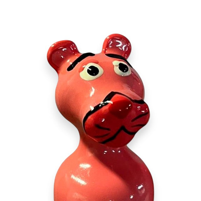 Prezervativ decorativ artistic CONDOMERIE Pink Panther, pictat manual, stil boem, din latex