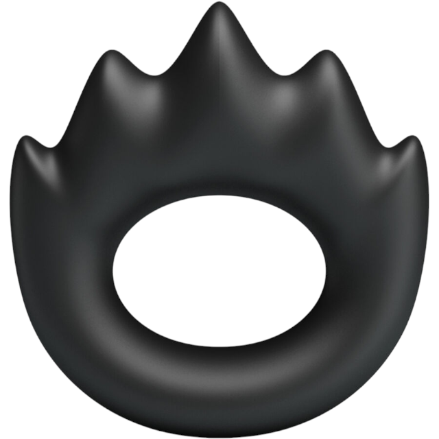 Inel pentru penis CRAZY BULL Habert, cu design ergonomic, din silicon, rezistent la apă, diametru intern 35 mm (model 13)