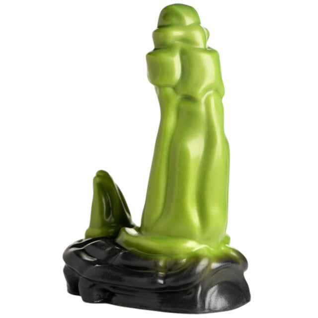 Dildo orc CREATURE COCKS ORC, design cu corn, pentru jocuri de fantezie, bază cu ventuză, lungime 17.8 cm, verde 1 Dildo orc CREATURE COCKS ORC, design cu corn, pentru jocuri de fantezie, bază cu ventuză, lungime 17.8 cm, verde