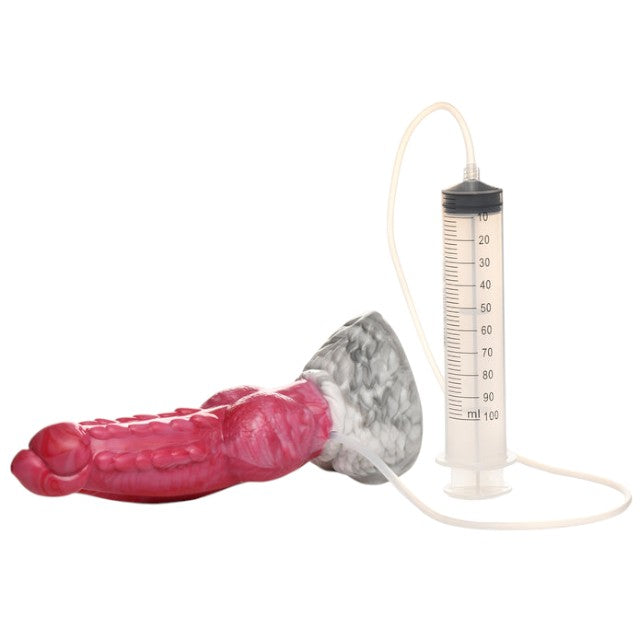 Dildo phoenix CREATURE COCKS Resurrector, cu funcție de ejaculare, pentru jocuri de fantezie, lungime 23 cm, roșu cu alb 1 Dildo phoenix CREATURE COCKS Resurrector, cu funcție de ejaculare, pentru jocuri de fantezie, lungime 23 cm, roșu cu alb