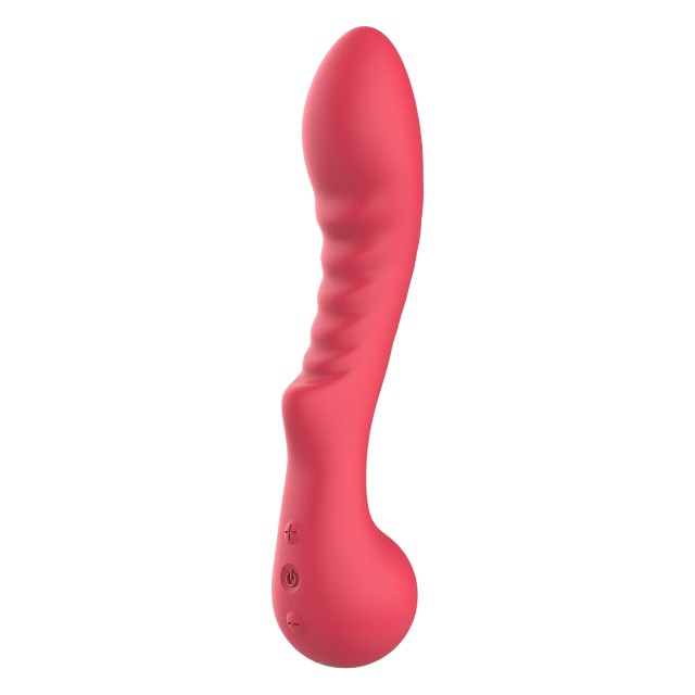 Vibrator DREAMTOYS Amour Aimée Flexible G-Spot, pentru stimularea punctului G, 10 funcții de vibrație, lungime 22 cm, roșu 1 Vibrator DREAMTOYS Amour Aimée Flexible G-Spot, pentru stimularea punctului G, 10 funcții de vibrație, lungime 22 cm, roșu