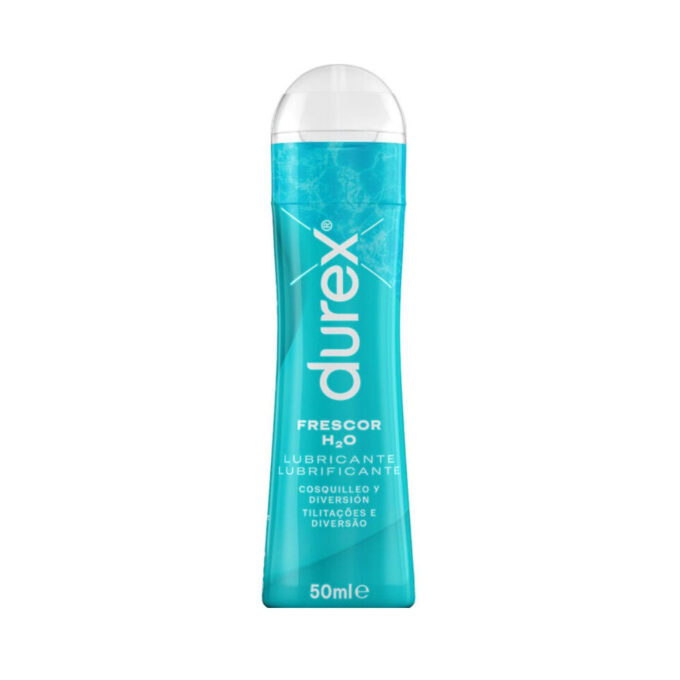 Lubrifiant Durex Play Frescor H2O, pe baza de apa, cu efect de furnicaturi, 50 ml