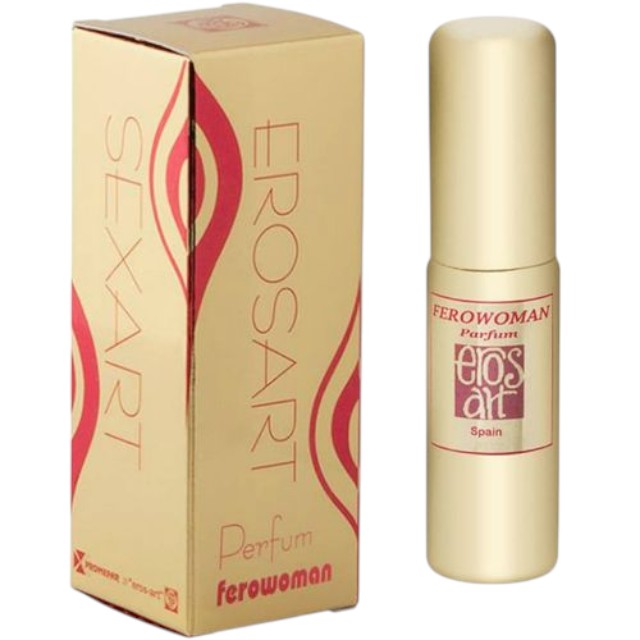 Parfum cu feromoni EROS ART Ferowoman, pentru femei, cu note de iasomie, 20 ml