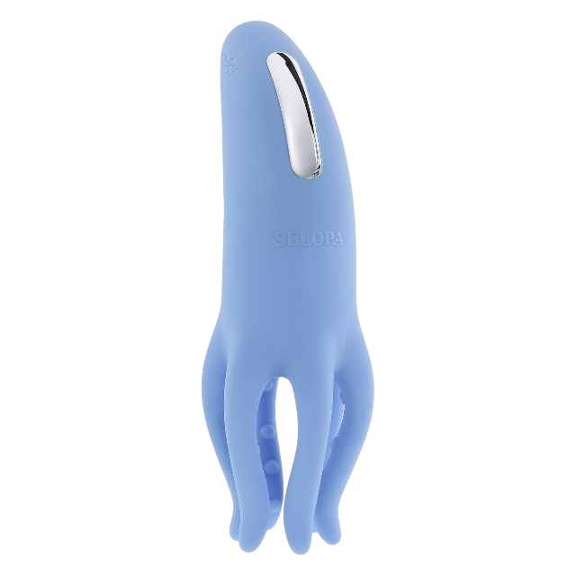 Stimulator clitoris EVOLVED Selopa Tentacle Tickler, cu tentacule texturate pentru stimulare, 10 funcții de vibrație, albastru 1 Stimulator clitoris EVOLVED Selopa Tentacle Tickler, cu tentacule texturate pentru stimulare, 10 funcții de vibrație, albastru