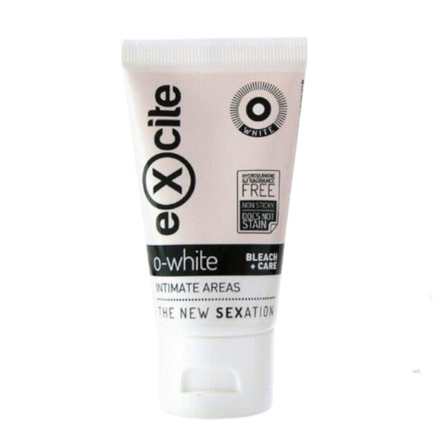 Cremă EXCITE O-White Bleach + Care, pentru albirea zonelor intime, cu efect hidratant, testat dermatologic, 50 ml 1 Cremă EXCITE O-White Bleach + Care, pentru albirea zonelor intime, cu efect hidratant, testat dermatologic, 50 ml