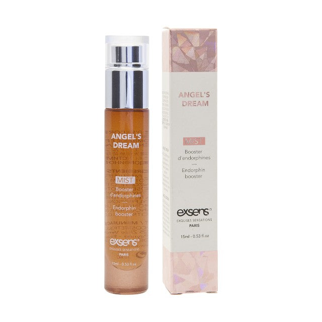 Parfum pentru corp și păr EXSENS Angel’s Dream Mist, stimulează producția de endorfine, note de lăcrămioare, pară și ambră, 15 ml 1 Parfum pentru corp și păr EXSENS Angel’s Dream Mist, stimulează producția de endorfine, note de lăcrămioare, pară și ambră, 15 ml