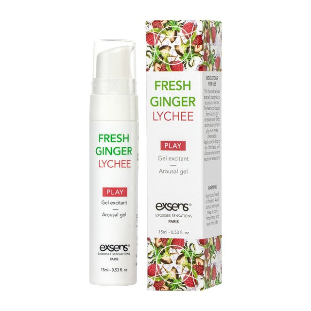 Gel EXSENS Fresh Ginger Lichee Arousal Gel, pentru stimulare zone intime, efect de răcire, aromă de ghimbir și litchi, 15 ml 1 Gel EXSENS Fresh Ginger Lichee Arousal Gel, pentru stimulare zone intime, efect de răcire, aromă de ghimbir și litchi, 15 ml
