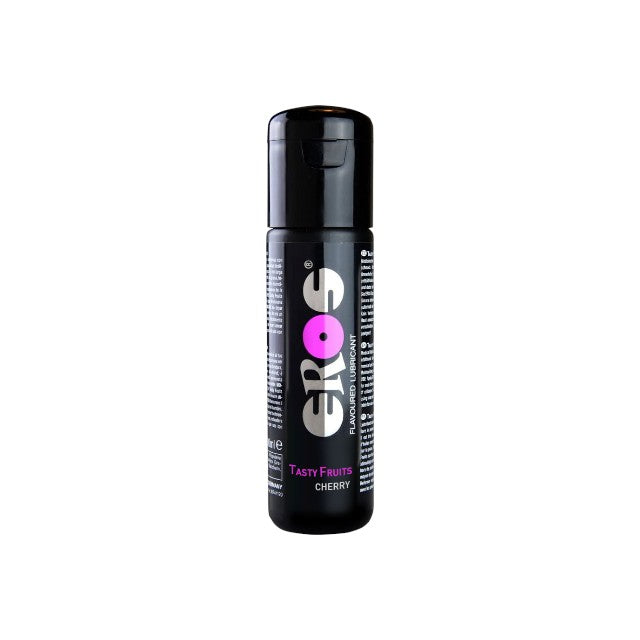 Lubrifiant cu aromă EROS Tasty Fruits Cherry, pe bază de apă, fără parabeni, aromă de cireșe, 100 ml 1 Lubrifiant cu aromă EROS Tasty Fruits Cherry, pe bază de apă, fără parabeni, aromă de cireșe, 100 ml