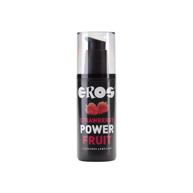 Lubrifiant cu aromă EROS Strawberry Power Fruit, pe bază de apă, compatibil cu prezervative și jucării erotice, aromă căpșuni, 125 ml 1 Lubrifiant cu aromă EROS Strawberry Power Fruit, pe bază de apă, compatibil cu prezervative și jucării erotice, aromă căpșuni, 125 ml