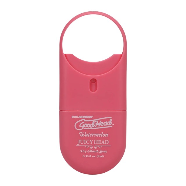 Spray pentru sex oral GOODHEAD Juicy Head Watermelon - Dry Mouth, stimulează salivarea, aromă de pepene, 9 ml