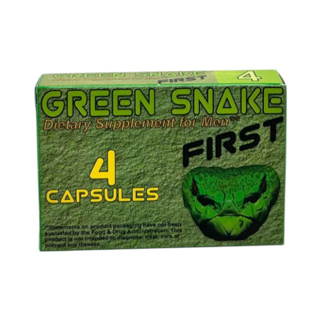Capsule GREEN SNAKE First, pentru erecții puternice și de durată, formulă naturală cu ginseng, 4 capsule 1 Capsule GREEN SNAKE First, pentru erecții puternice și de durată, formulă naturală cu ginseng, 4 capsule