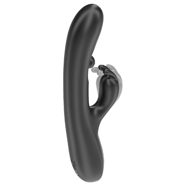 Vibrator rabbit IBIZA Rolling Ball Rabbit Vibrator, cu stimulator clitoris în formă de perlă, 7 funcții de vibrație, negru 1 Vibrator rabbit IBIZA Rolling Ball Rabbit Vibrator, cu stimulator clitoris în formă de perlă, 7 funcții de vibrație, negru