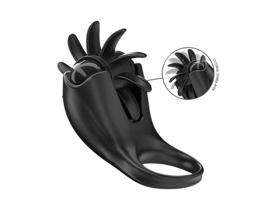 Inel pentru penis cu stimulator INTENSE Mabel, 10 funcții de vibrație, din silicon, rezistent la apă IPX7, negru 1 Inel pentru penis cu stimulator INTENSE Mabel, 10 funcții de vibrație, din silicon, rezistent la apă IPX7, negru