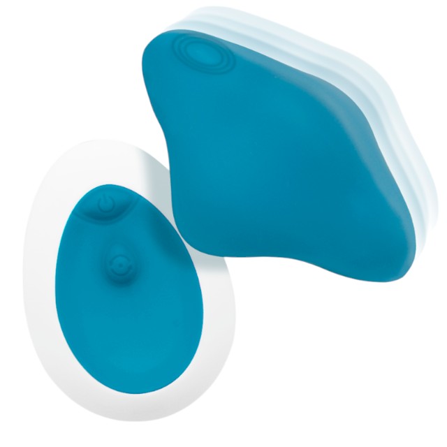 Vibrator pentru chilot INTENSE SAMANTHA, pentru stimularea clitorisului, control prin telecomandă, cu 10 funcții de vibrație, albastru 1 Vibrator pentru chilot INTENSE SAMANTHA, pentru stimularea clitorisului, control prin telecomandă, cu 10 funcții de vibrație, albastru