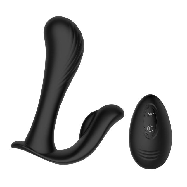 Vibrator dublu pentru chilot INTY TOYS ACE, control prin telecomandă, 10 funcții de vibrații ultra-puternice, silențios, negru 1 Vibrator dublu pentru chilot INTY TOYS ACE, control prin telecomandă, 10 funcții de vibrații ultra-puternice, silențios, negru