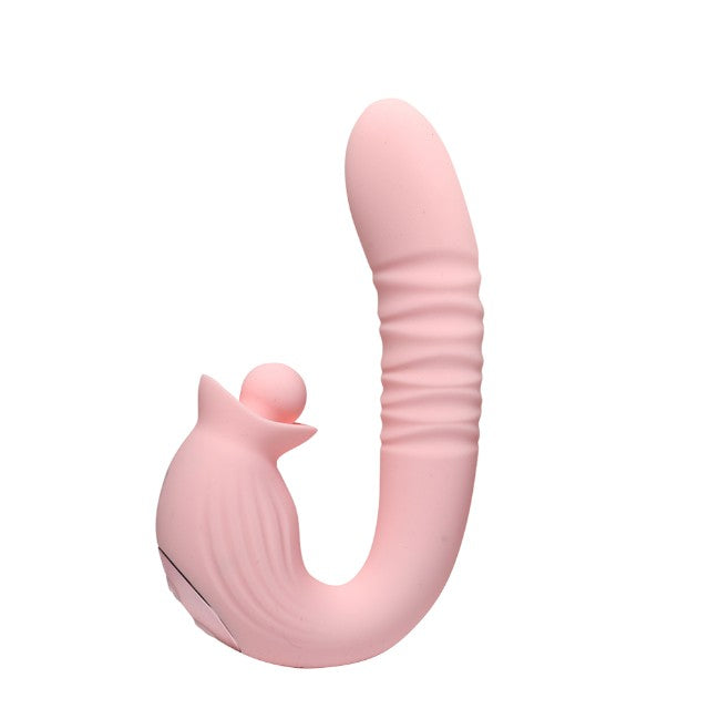 Vibrator rabbit INTY TOYS CHARM, cu funcții de umflare, penetrare automată și rotație, 10 funcții de vibrații ultra-puternice, roz 1 Vibrator rabbit INTY TOYS CHARM, cu funcții de umflare, penetrare automată și rotație, 10 funcții de vibrații ultra-puternice, roz