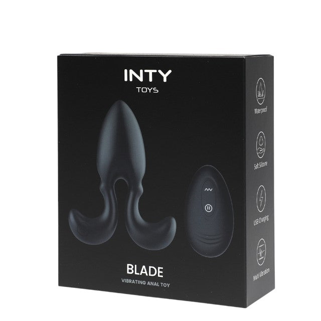 Vibrator anal INTY Toys – Blade, silicon, 7 functii vibratie, cu telecomanda wireless, negru 1 Vibrator anal INTY Toys – Blade, silicon, 7 functii vibratie, cu telecomanda wireless, negru