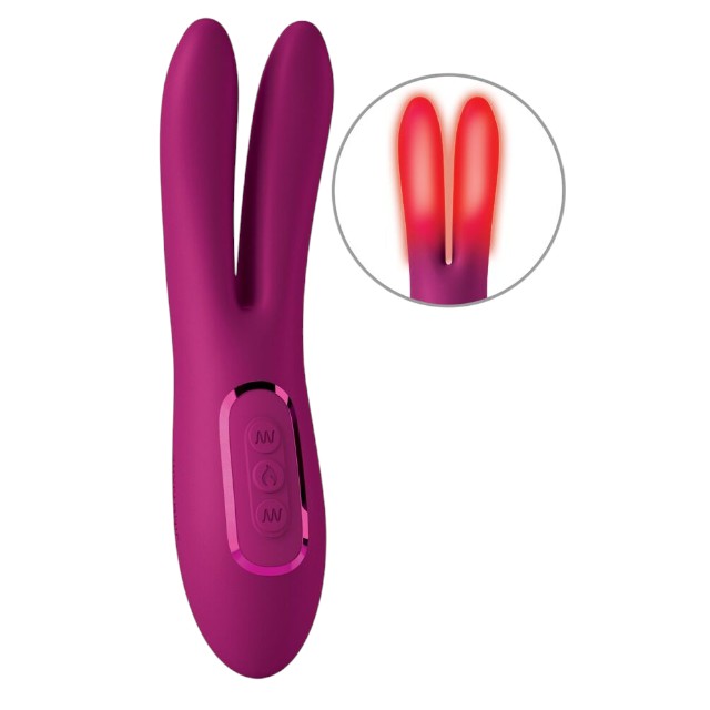 Vibrator dublu JIMMYJANE Solis Ascend 2 Pro, pentru zone intime și clitoris, cu funcție de încălzire, 7 funcții de vibrație, 3 viteze, roz 1 Vibrator dublu JIMMYJANE Solis Ascend 2 Pro, pentru zone intime și clitoris, cu funcție de încălzire, 7 funcții de vibrație, 3 viteze, roz