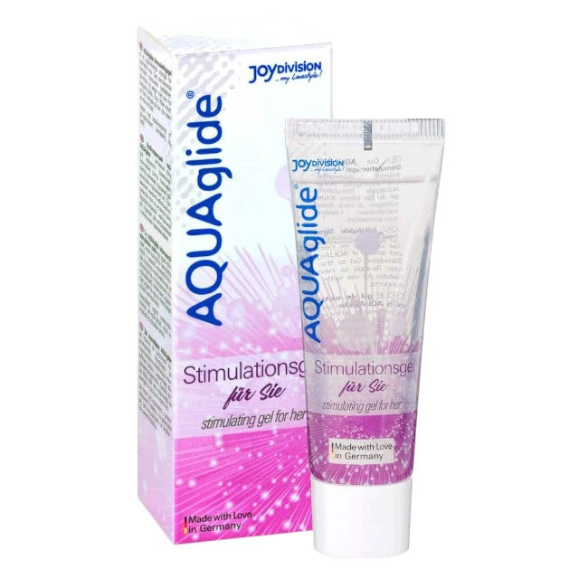 Gel intim JOY DIVISION AQUAGlide Stimulating Gel for Her, pentru stimulare clitoris, efect lubrifiant de durată, 25 ml