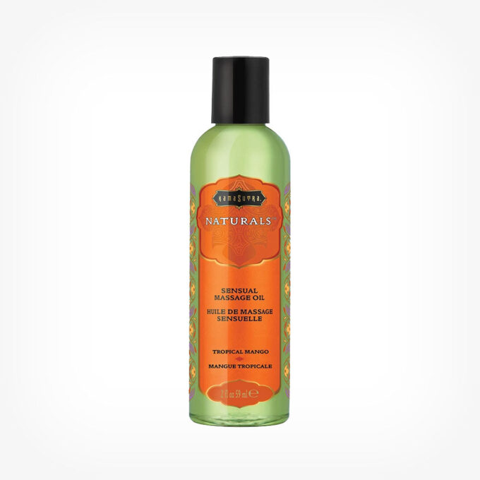 Ulei de masaj Kamasutra Naturals, cu aroma de Tropical Mango, 59 ml