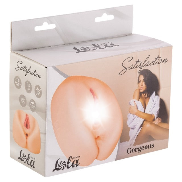 Masturbator realist LOLA Satisfaction Gorgeous, simulare vaginala si anala cu textura realista si material flexibil 1 Masturbator realist LOLA Satisfaction Gorgeous, simulare vaginala si anala cu textura realista si material flexibil