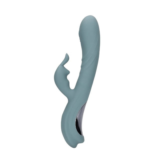 Vibrator rabbit LOVELINE Fingering Motion Rabbit Vibrator, cu funcție de mișcare internă, 20 funcții de vibrație, gri 1 Vibrator rabbit LOVELINE Fingering Motion Rabbit Vibrator, cu funcție de mișcare internă, 20 funcții de vibrație, gri