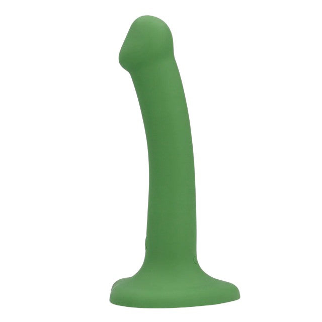 Vibrator LOVELINE Non-Phallic Vibrating Dildo Small, cu ventuză, compatibil cu ham strap-on, 10 funcții de vibrație, 16.5 cm, verde 1 Vibrator LOVELINE Non-Phallic Vibrating Dildo Small, cu ventuză, compatibil cu ham strap-on, 10 funcții de vibrație, 16.5 cm, verde