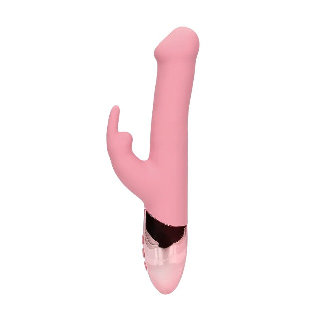 Vibrator rabbit LOVELINE Rotating Beads Rabbit Vibrator, cu perle rotative, 10 funcții de vibrație, lungime 22.5 cm, roz 1 Vibrator rabbit LOVELINE Rotating Beads Rabbit Vibrator, cu perle rotative, 10 funcții de vibrație, lungime 22.5 cm, roz