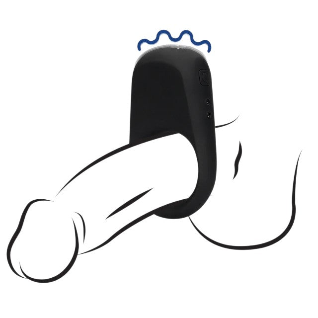 Inel vibrator pentru penis LOVELINE Vibrating Cock Ring, din silicon moale, 10 funcții de vibrație, negru 1 Inel vibrator pentru penis LOVELINE Vibrating Cock Ring, din silicon moale, 10 funcții de vibrație, negru