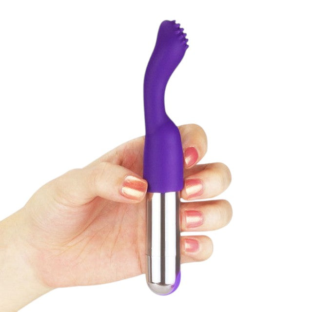 Vibrator LOVETOY Joy Versatile Tickler, pentru clitoris și zone erogene, cu 10 funcții de vibrație, rezistent la apă, mov cu argintiu 1 Vibrator LOVETOY Joy Versatile Tickler, pentru clitoris și zone erogene, cu 10 funcții de vibrație, rezistent la apă, mov cu argintiu