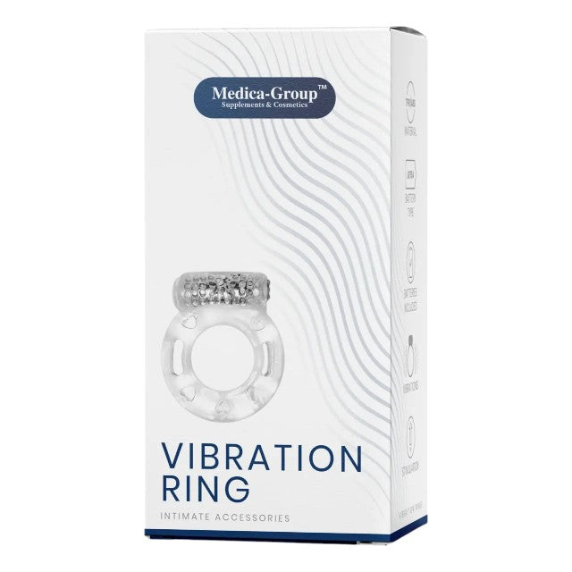 Inel vibrator pentru penis MEDICA-GROUP Vibration Ring, din TPR flexibil, rezistent la apă, transparent 1 Inel vibrator pentru penis MEDICA-GROUP Vibration Ring, din TPR flexibil, rezistent la apă, transparent