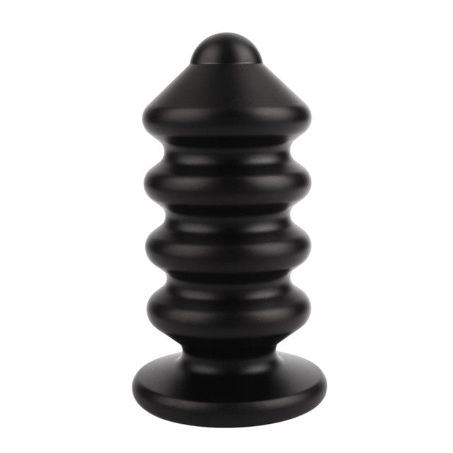 Plug anal MR. STEEL Ass Blaster Medium, în formă de șurub, diametru 5 cm, lungime 10.8 cm (mediu), negru 1 Plug anal MR. STEEL Ass Blaster Medium, în formă de șurub, diametru 5 cm, lungime 10.8 cm (mediu), negru