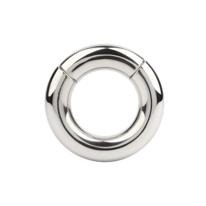 Inel pentru testicule MR. STEEL MBS Stackable Weight, cu deschidere magnetică, din oțel inoxidabil, diametru 4.2 cm (mediu), argintiu 1 Inel pentru testicule MR. STEEL MBS Stackable Weight, cu deschidere magnetică, din oțel inoxidabil, diametru 4.2 cm (mediu), argintiu