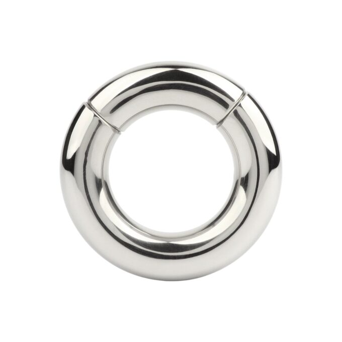 Inel pentru testicule MR. STEEL MBS Stackable Weight, cu deschidere magnetică, din oțel inoxidabil, diametru 4.8 cm (mare), argintiu 1 Inel pentru testicule MR. STEEL MBS Stackable Weight, cu deschidere magnetică, din oțel inoxidabil, diametru 4.8 cm (mare), argintiu