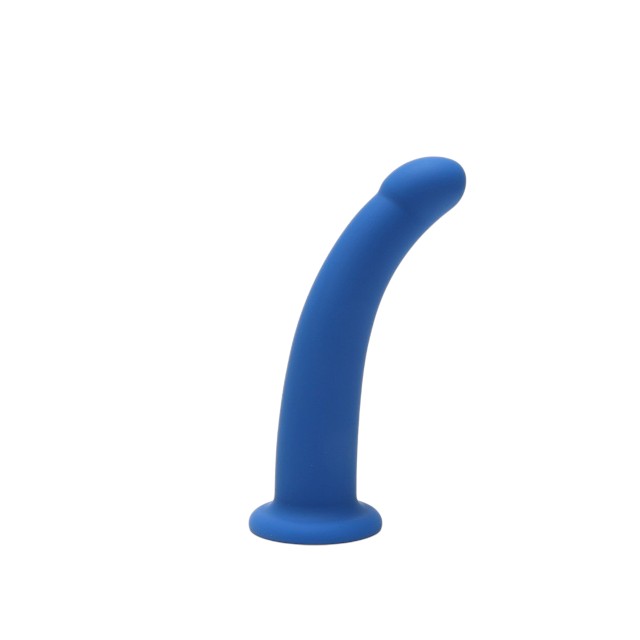 Dildo ME YOU US Blue Curved Silicone Dildo, compatibil cu hamuri strap-on, hipoalergenic, lungime 16.5 cm, albastru 1 Dildo ME YOU US Blue Curved Silicone Dildo, compatibil cu hamuri strap-on, hipoalergenic, lungime 16.5 cm, albastru