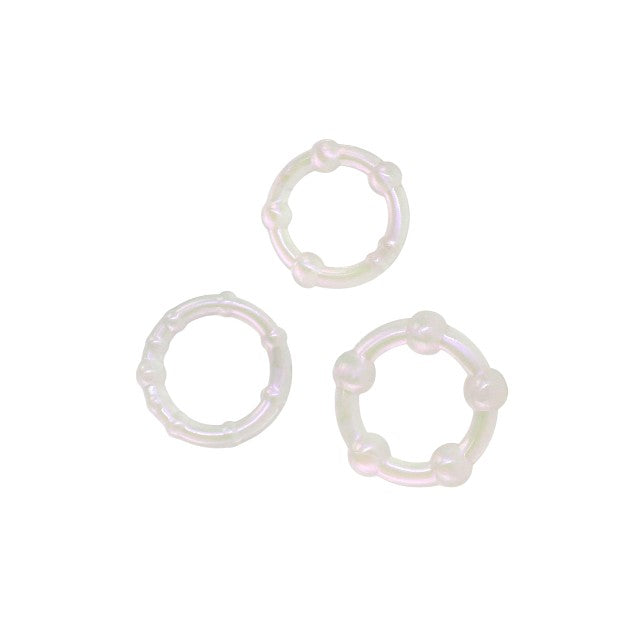 Set 3 inele pentru penis NS NOVELTIES Fantasia, din material flexibil, diametre progresive 2 - 2.3 cm, alb transparent 1 Set 3 inele pentru penis NS NOVELTIES Fantasia, din material flexibil, diametre progresive 2 - 2.3 cm, alb transparent